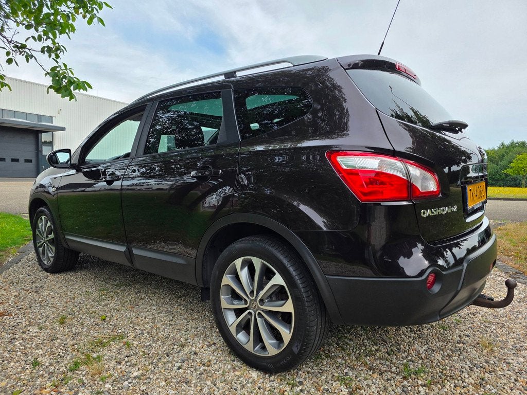 Nissan Qashqai +2 2.0 Tekna 4WD 7-PERSOONS, Auto's, Nissan, Euro 5, Gebruikt, 7 stoelen, Leder