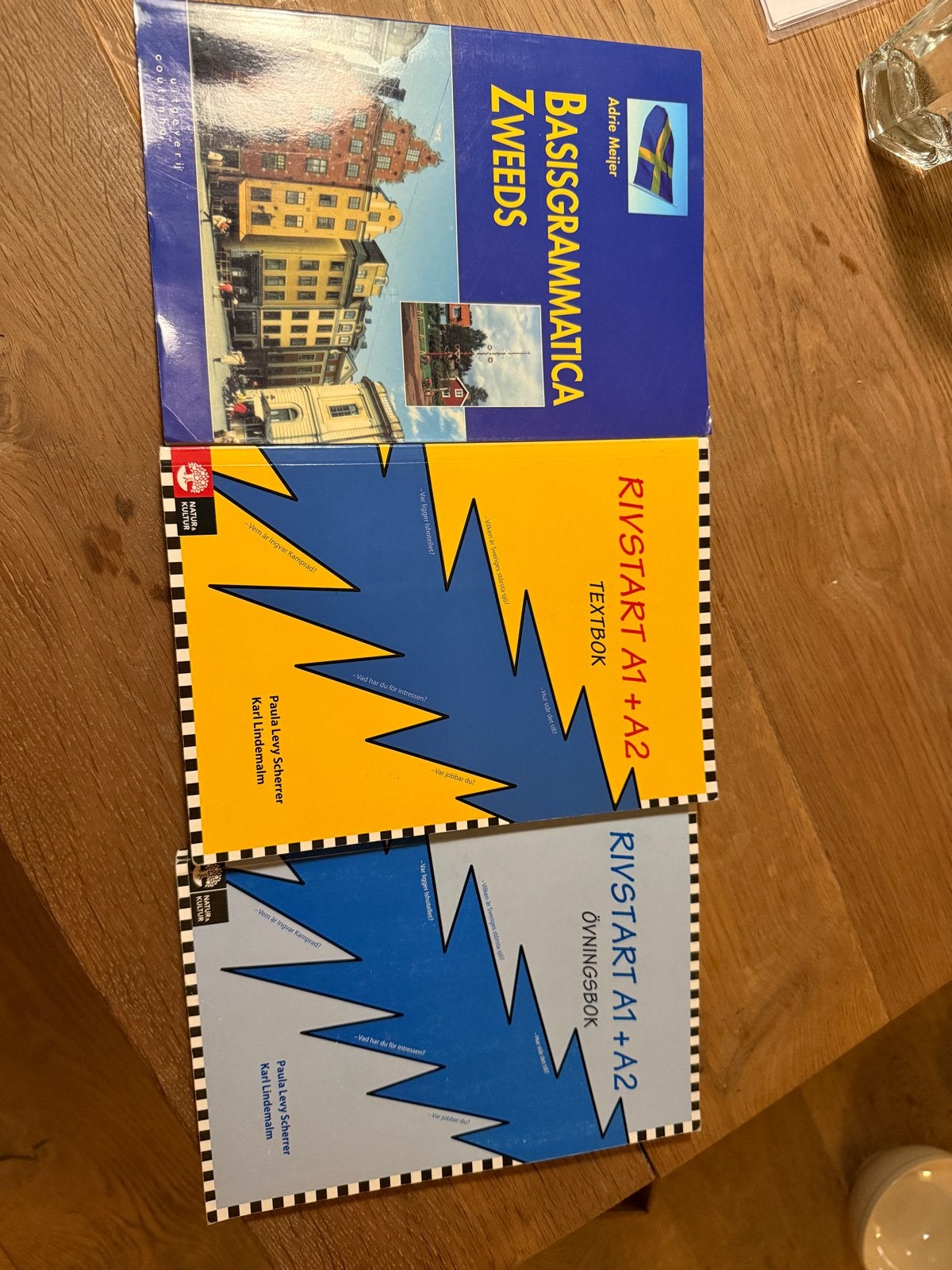 Zweedse Taalboeken: Rivstart A1+A2 & Basisgrammatica, Ophalen of Verzenden, Alpha, Zo goed als nieuw, Overige niveaus