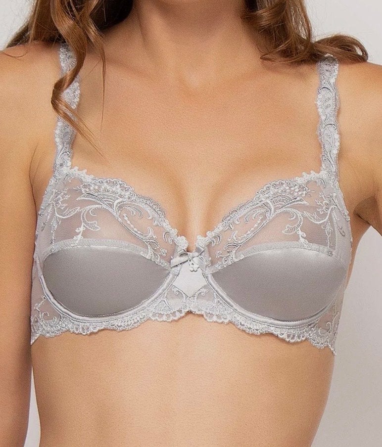 Lise Charmel BH 70C - Elegante grijze beugelbeha, Ophalen of Verzenden, Grijs, BH