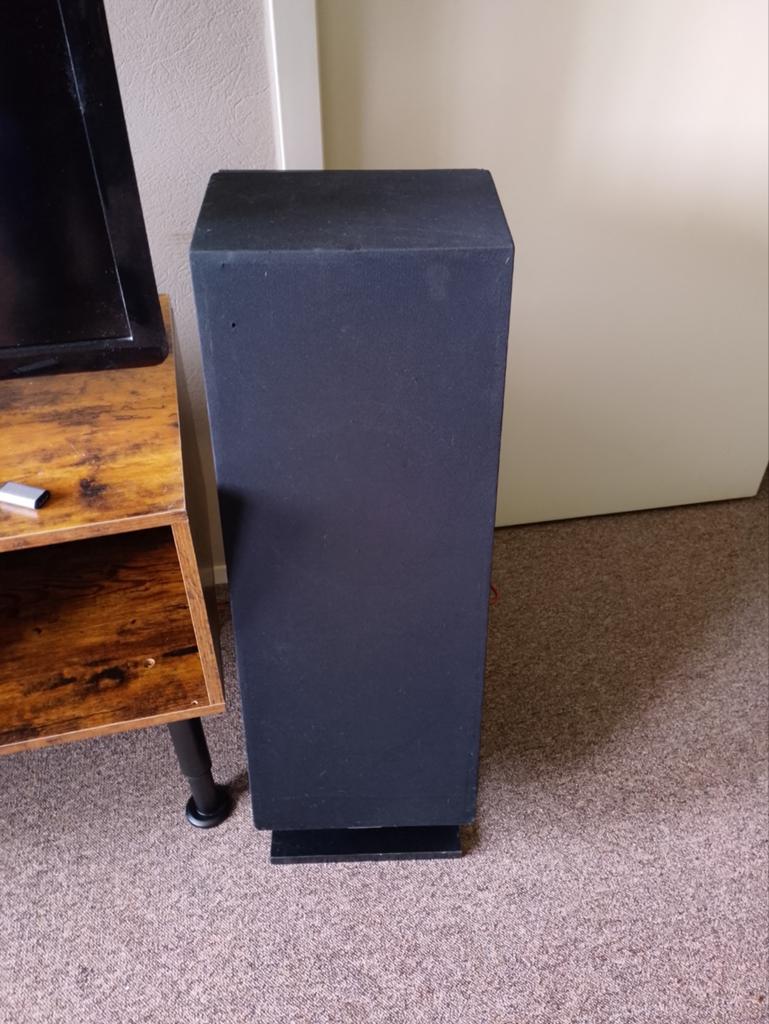 Audiolab Sfinx zuilspeakers, Audio, Tv en Foto, Luidsprekers, Gebruikt, 60 tot 120 watt, Front, Rear of Stereo speakers, Ophalen