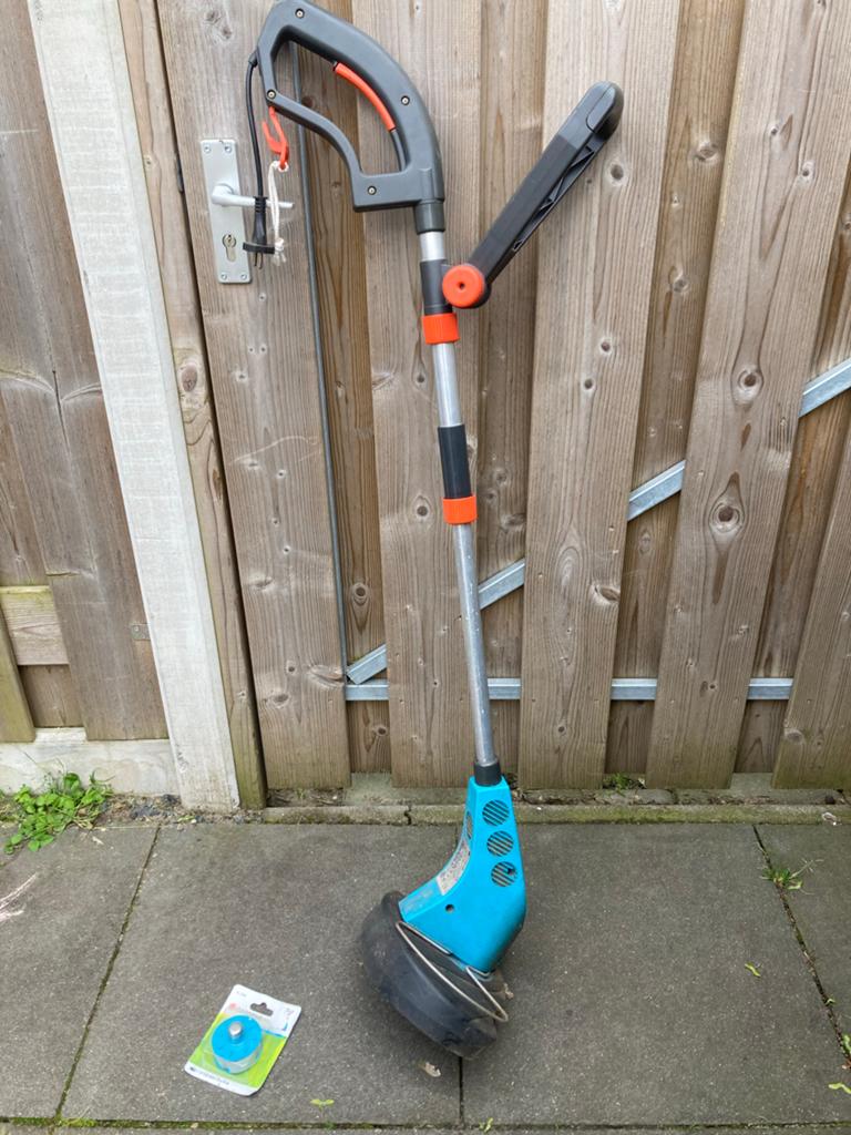 Gardena Turbotrimmer ClassicCut Plus Elektrische Grastrimmer, Tuin en Terras, Grasmaaiers, Ophalen, Cirkelmaaier, Gebruikt, Elektrische grasmaaier