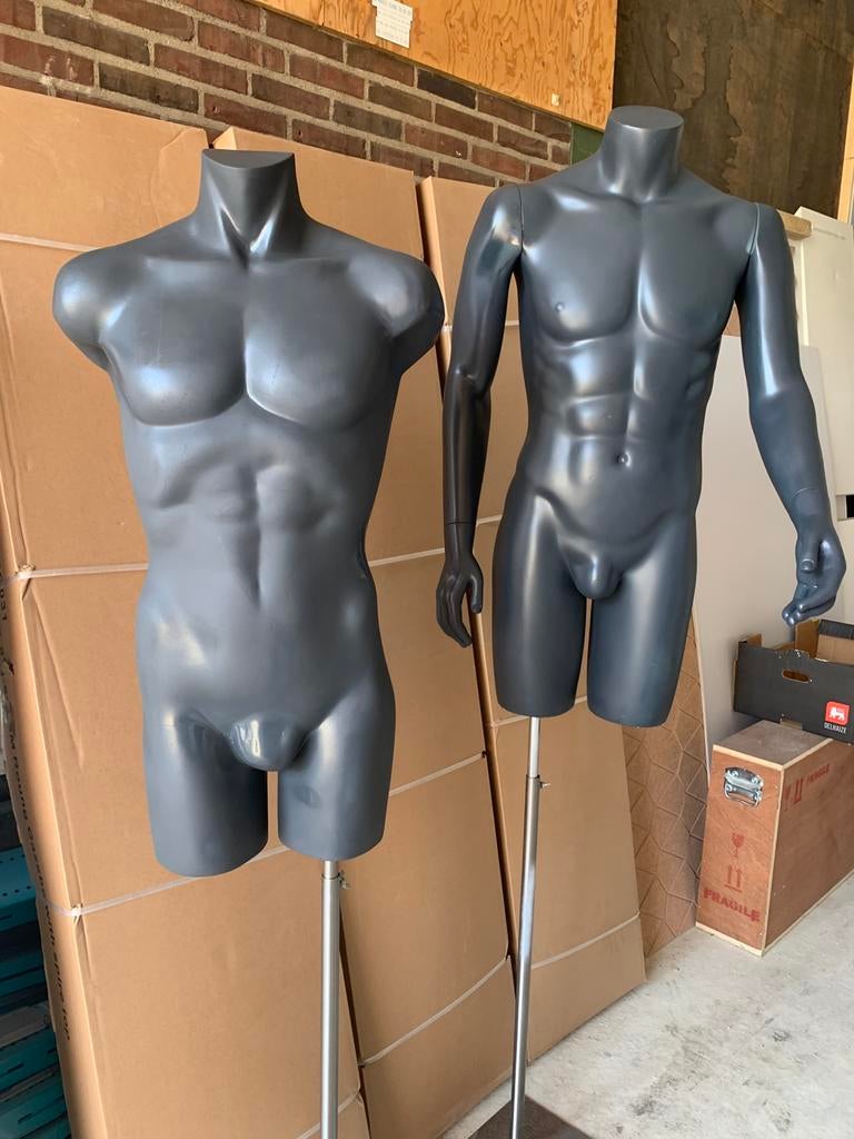 Torso man / paspop / vinted / mannquin, Hobby en Vrije tijd, Naaien en Fournituren, Ophalen, Zo goed als nieuw, Paspop
