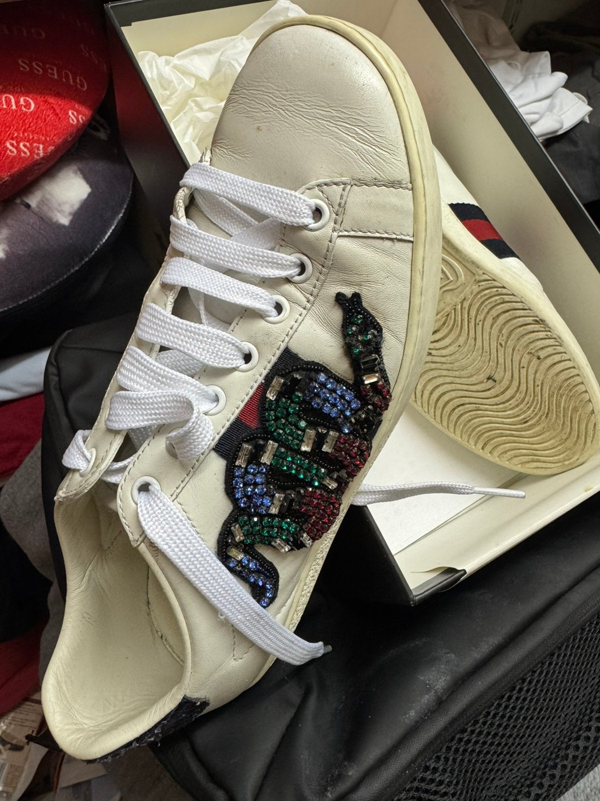 Gucci schoenen, Ophalen of Verzenden, Zo goed als nieuw