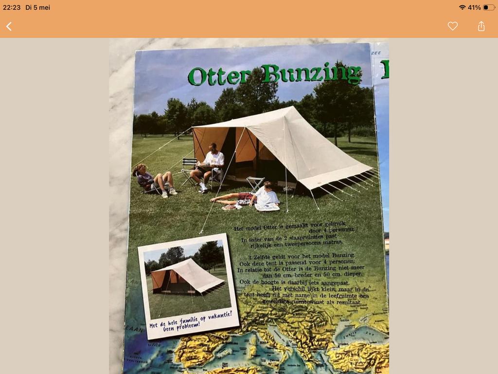 Tent Randstad Otter, Caravans en Kamperen, Tenten, Ophalen, Gebruikt, Tot en met 4