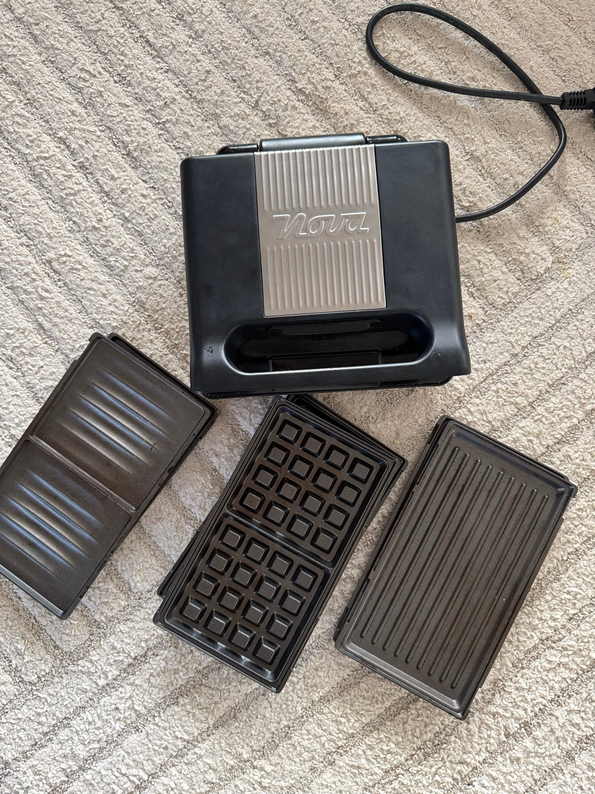 Nova 3-in-1 Sandwich-, Wafel- en Grillijzer, Ophalen of Verzenden, Gebruikt