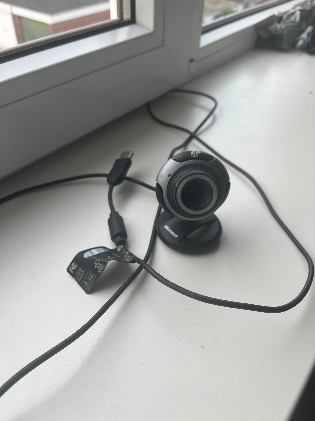 Microsoft LifeCam VX-1000 Webcam, Computers en Software, Gebruikt, Ophalen of Verzenden, Windows, Microfoon