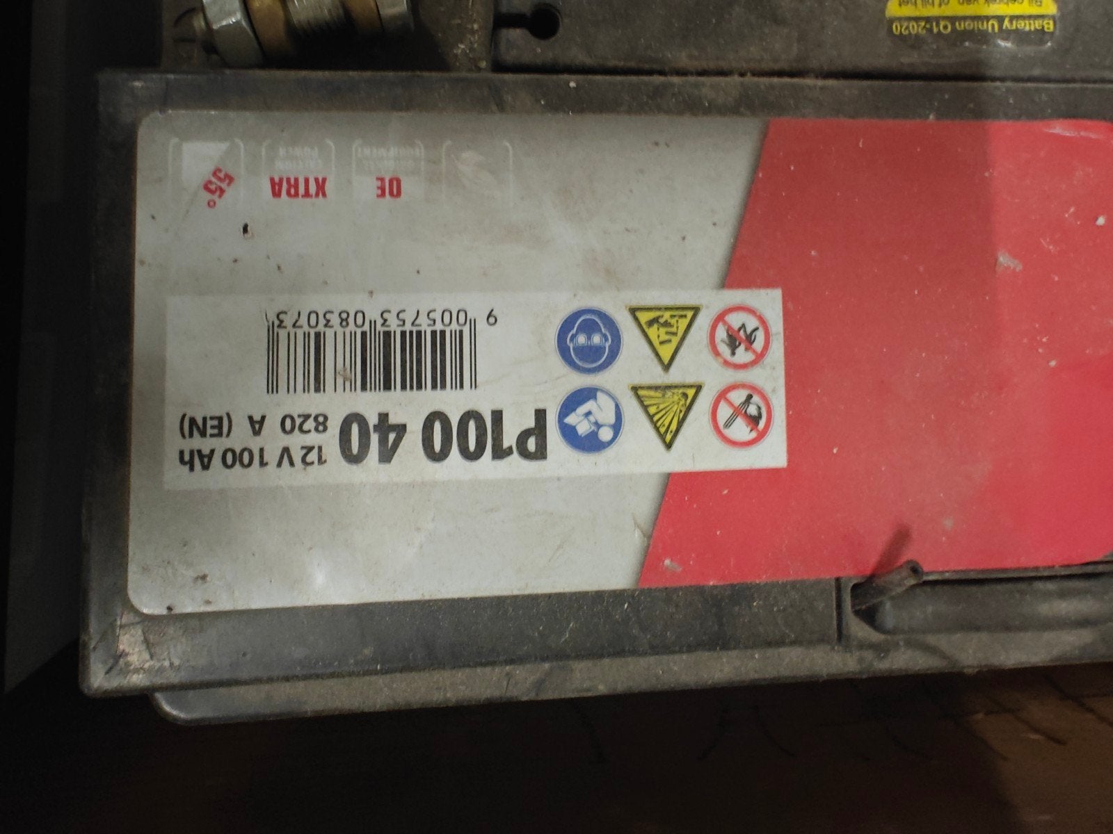 3x Accu 12V 100Ah - Krachtige Startaccu, Ophalen of Verzenden, Gebruikt, Universele onderdelen