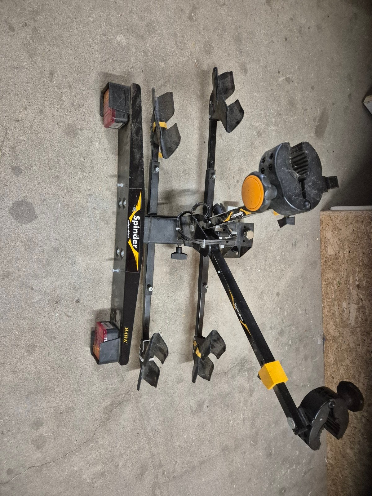 Spinder fietsendrager, Ophalen, Gebruikt, Trekhaakdrager