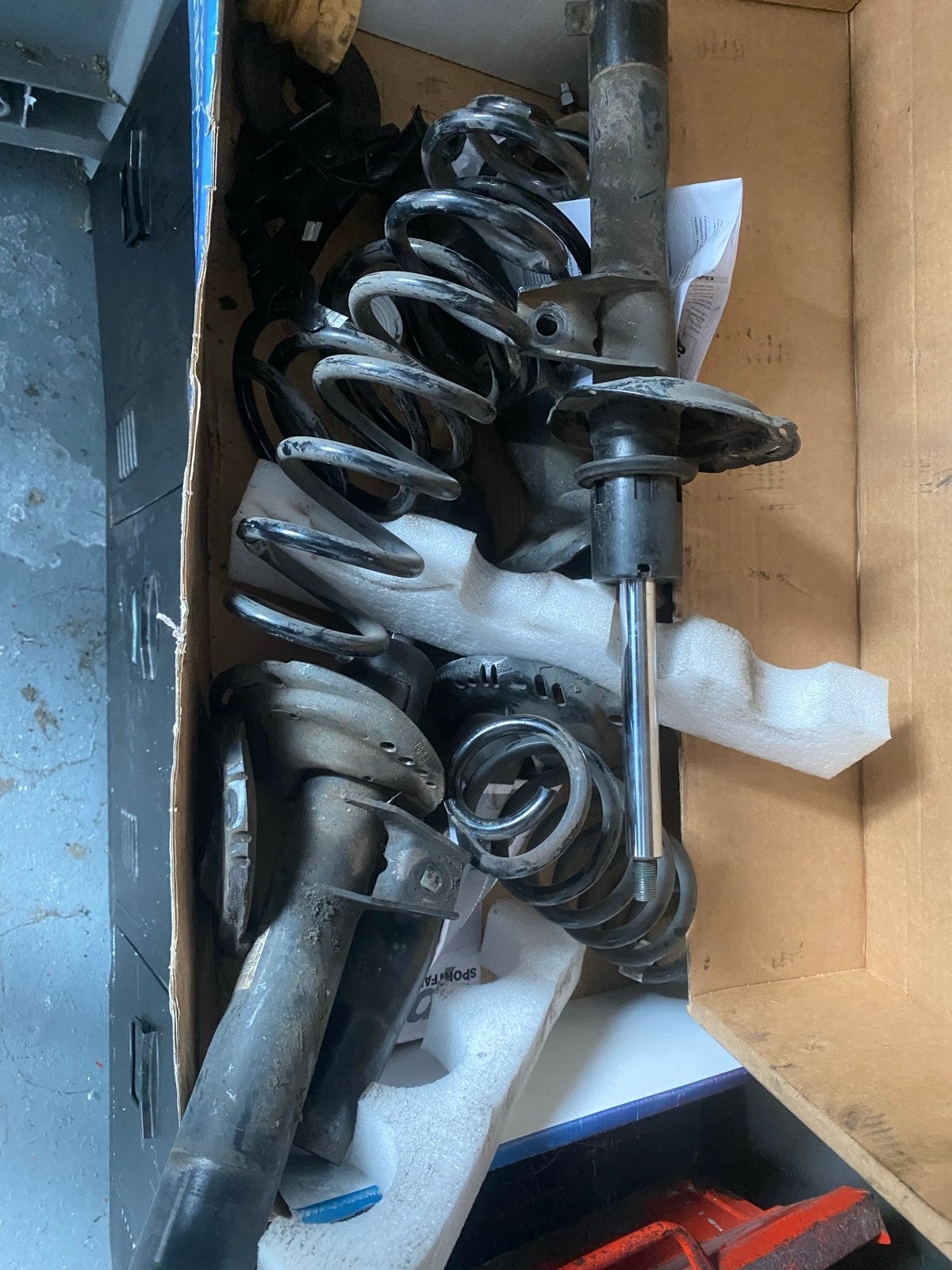 Schokdempers en veren voor Audi A3 en VW, Ophalen, Gebruikt, Audi