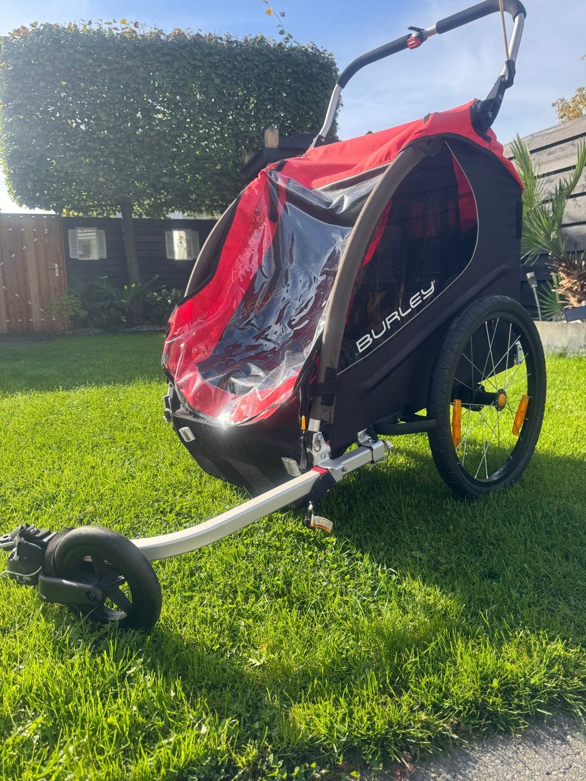 Burley Fietskar - Kinderkar of Hondenkar, Ophalen, Zo goed als nieuw, Kinderkar, 40 tot 60 kg