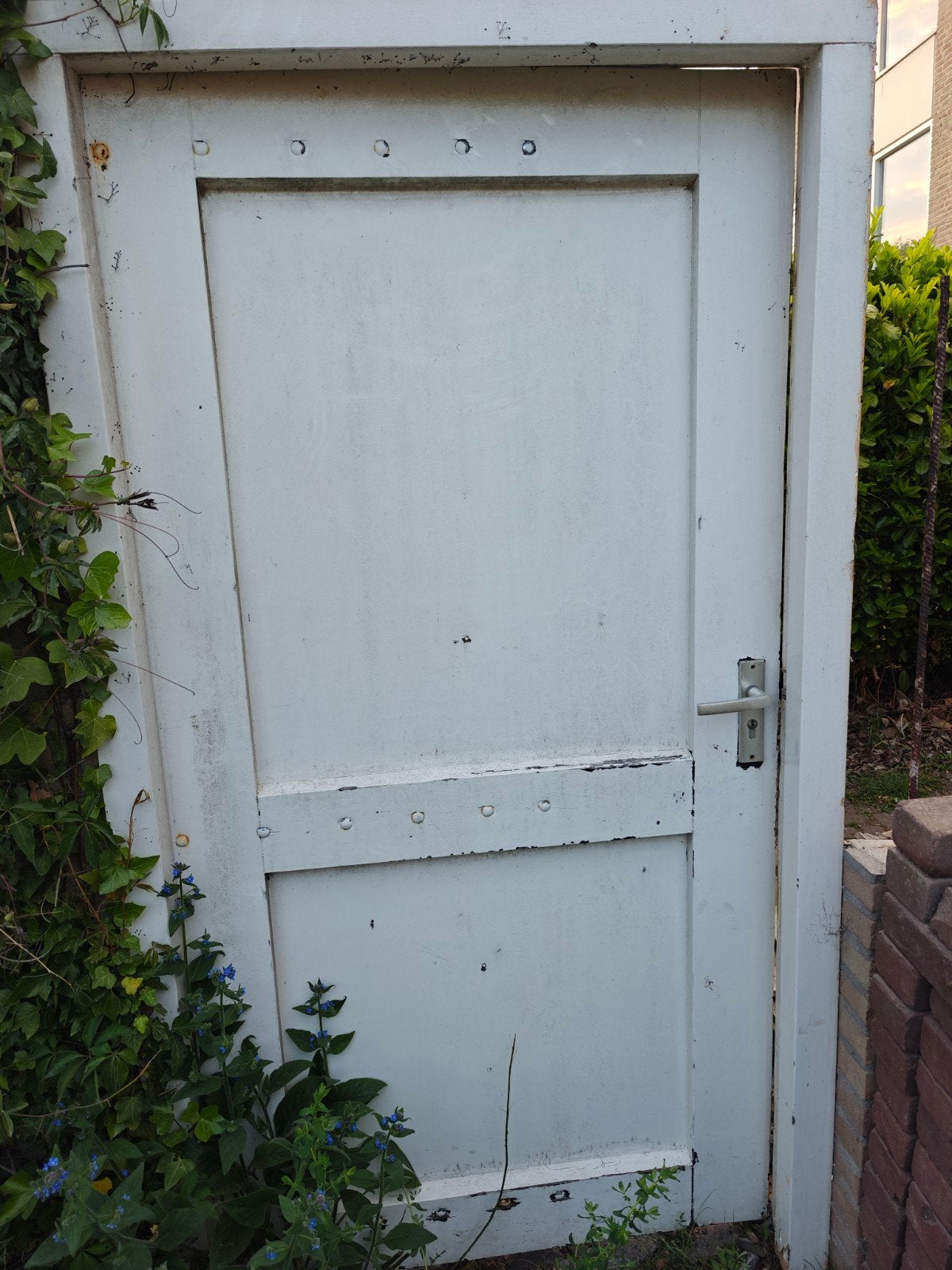 Houten poort (tuin) - gratis ophalen, Ophalen, Gebruikt, Minder dan 250 cm, Schuur