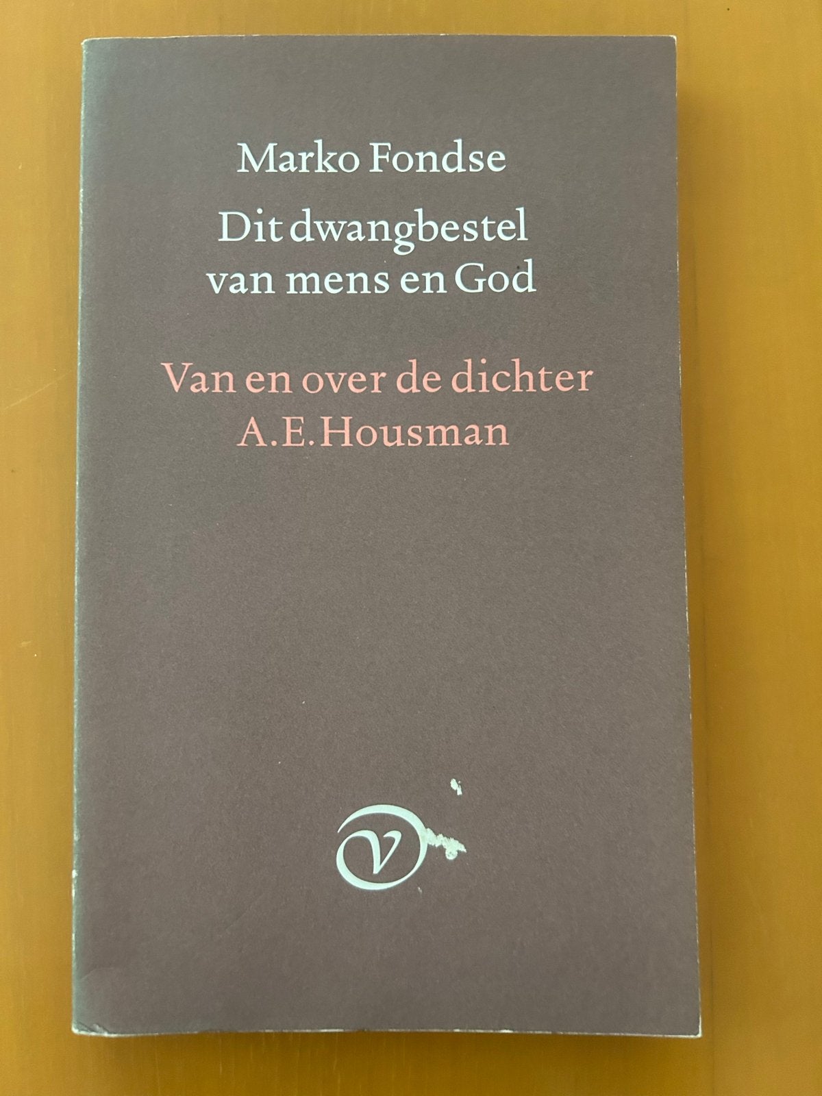 Marko Fondse - Dit dwangbestel van mens en God, Ophalen of Verzenden, Zo goed als nieuw, Nederland