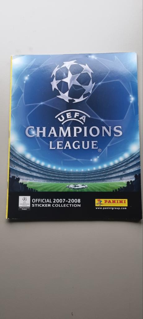 Panini Album UEFA Champions League 2007-2008, Ophalen of Verzenden, Zo goed als nieuw, Buitenlandse clubs, Poster, Plaatje of Sticker