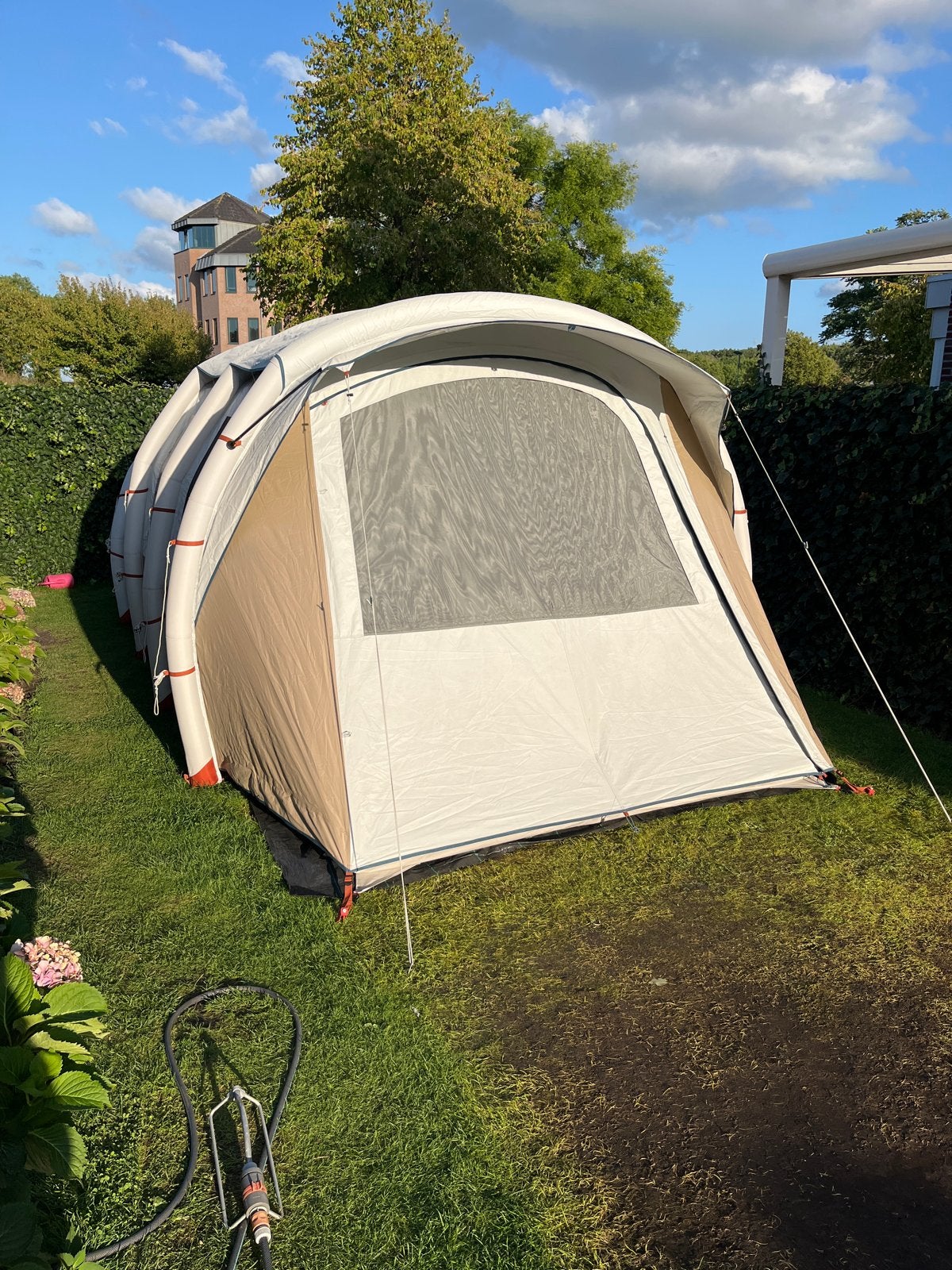 Quechua Air Seconds 6.3 Fresh & Black opblaasbare tent zgan, Caravans en Kamperen, Ophalen, Zo goed als nieuw, Tot en met 6