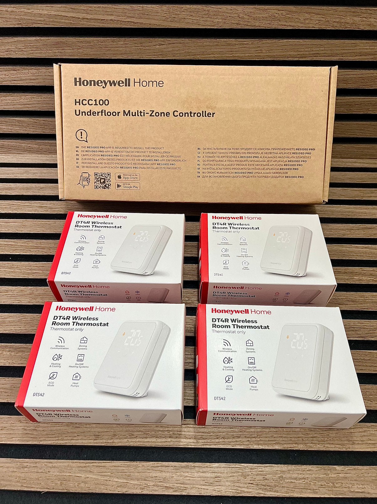 Honeywell Smart Systeem voor vloerverwarming, Verzenden, Slimme thermostaat, Nieuw