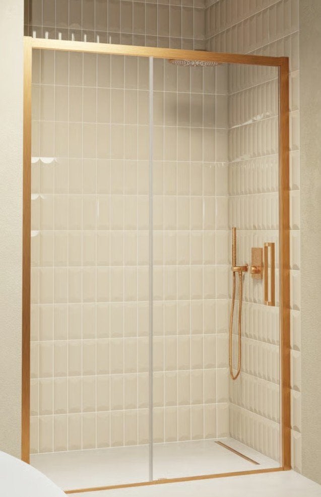 Balmani Senses Douche Schuifdeur 120cm, Ophalen, Zo goed als nieuw, Chroom, Douche
