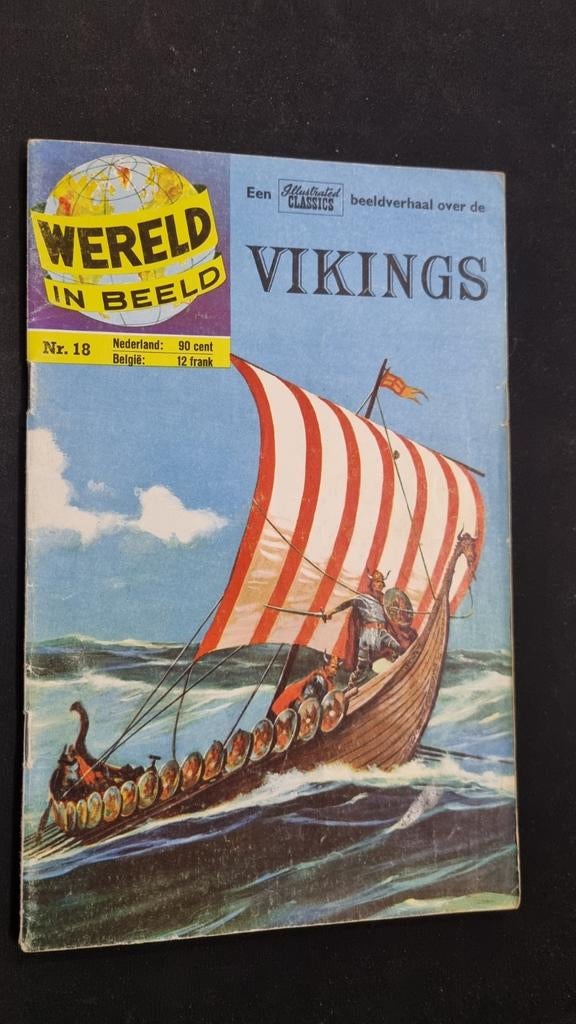 Wereld in Beeld Nr. 18: Vikings - Een Beeldverhaal, Eén stripboek, Ophalen of Verzenden, Gelezen, Onbekend