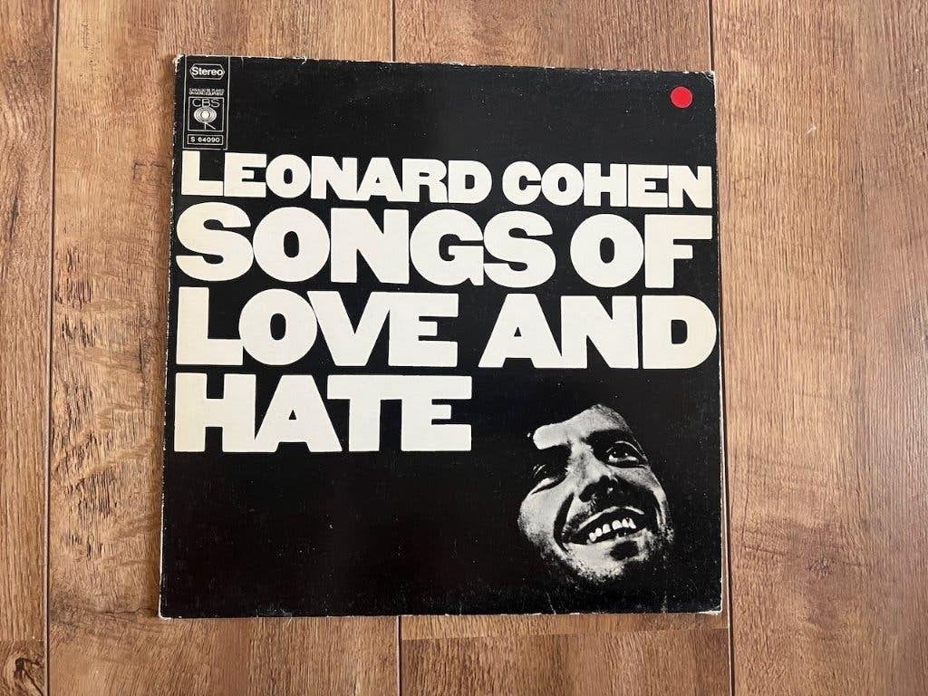 Leonard Cohen - Songs of Love and Hate lp, LP, Singer-songwriter, Gebruikt, Originele persing