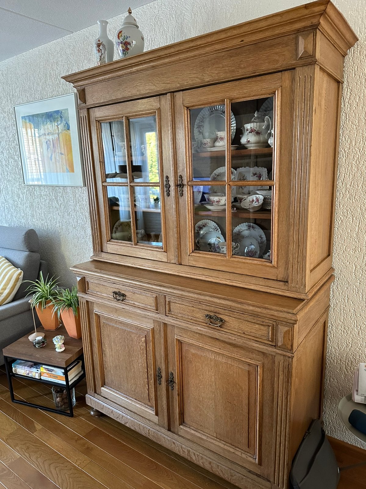 Servies kast, Huis en Inrichting, Ophalen, Zo goed als nieuw, 25 tot 50 cm, 150 tot 200 cm