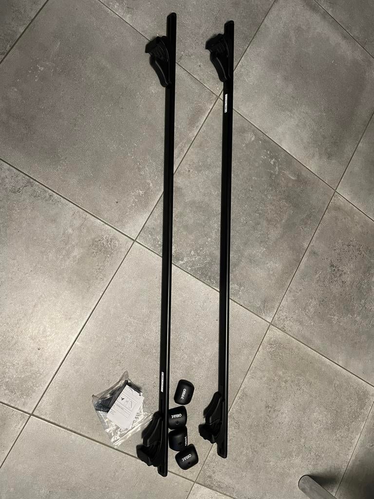 Dakdragers - Zwart, universeel, 1 keer gebruikt, Auto diversen, Dakdragers, Ophalen, Zo goed als nieuw