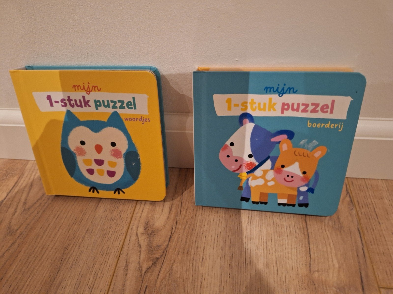 2 boekjes Mijn 1-stuk Puzzel Woordjes en Boederij NIEUW, Boeken, Ophalen, Nieuw