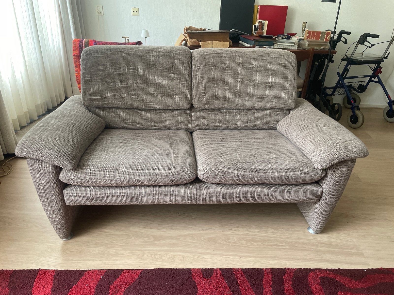 Gratis af te halen Comfortabele tweepersoonsbank, Huis en Inrichting, Banken | Bankstellen, Ophalen, 150 tot 200 cm, Tweepersoons