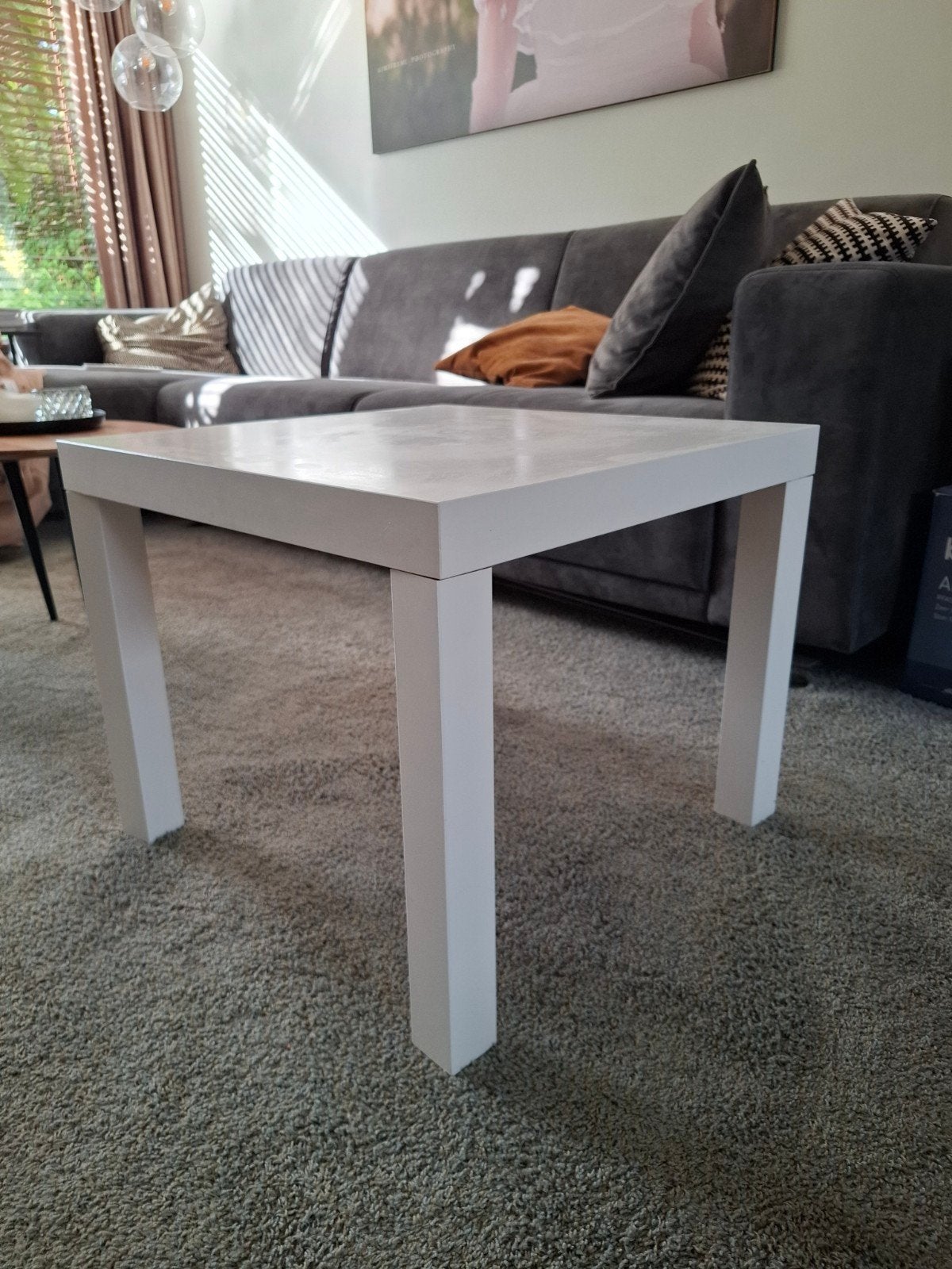 IKEA LACK tafeltje wit, Huis en Inrichting, Ophalen, Gebruikt, 50 tot 100 cm, Vierkant