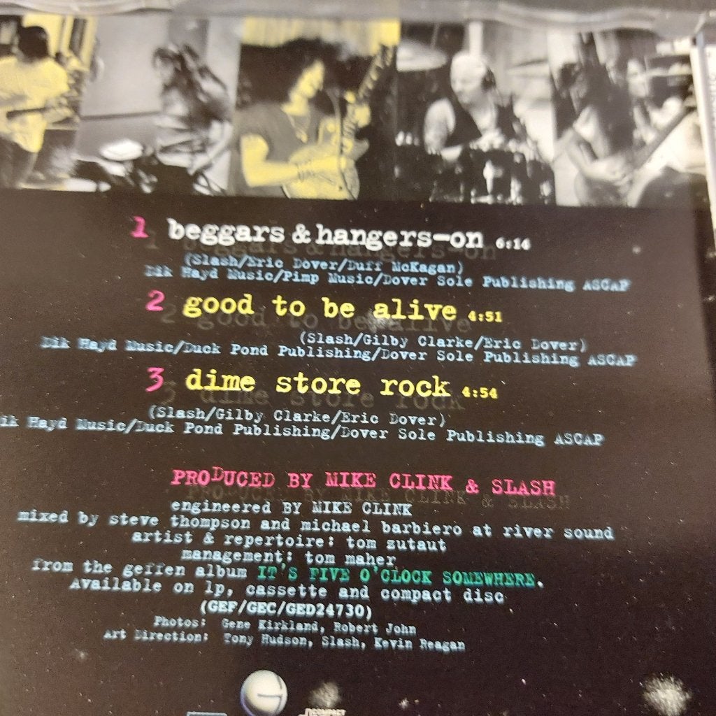 Slash Guns n' Roses CD-SINGLE NIEUW Origineel 1995, Verzenden, Nieuw in verpakking, Rock en Metal, Eerste persing