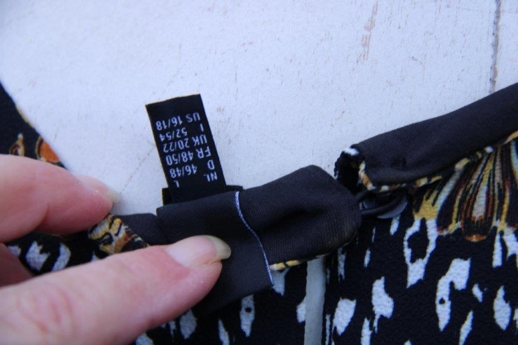 Jurk zwart/ bruin/ offwhite Yoek mt 46/48 Vaste prijs, Yoek, Zwart, Maat 46/48 (XL) of groter, Ophalen of Verzenden