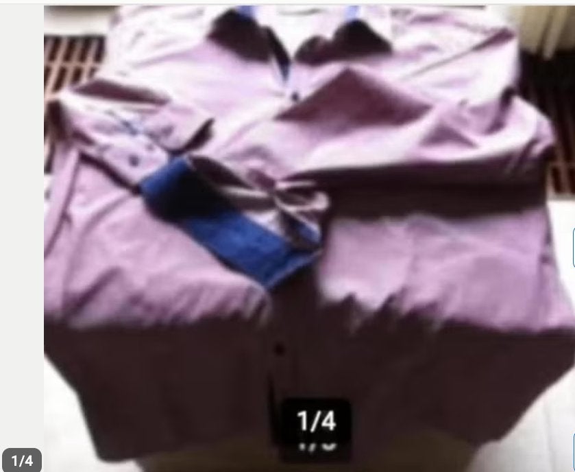 Heren overhemd mt L rood/blauw merk Angelo Litrico, Meerkleurig, Angelo Litrico, Ophalen of Verzenden, Zo goed als nieuw