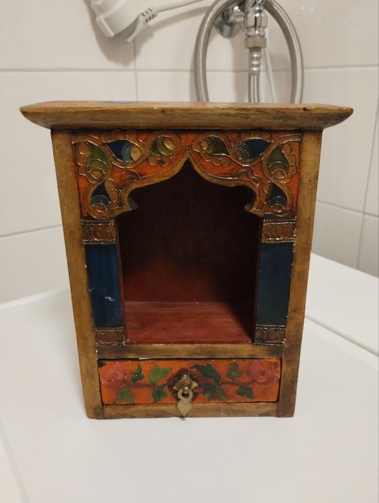 Gamital tafel altaar klein huis altaar Tibet, Antiek en Kunst, Ophalen of Verzenden