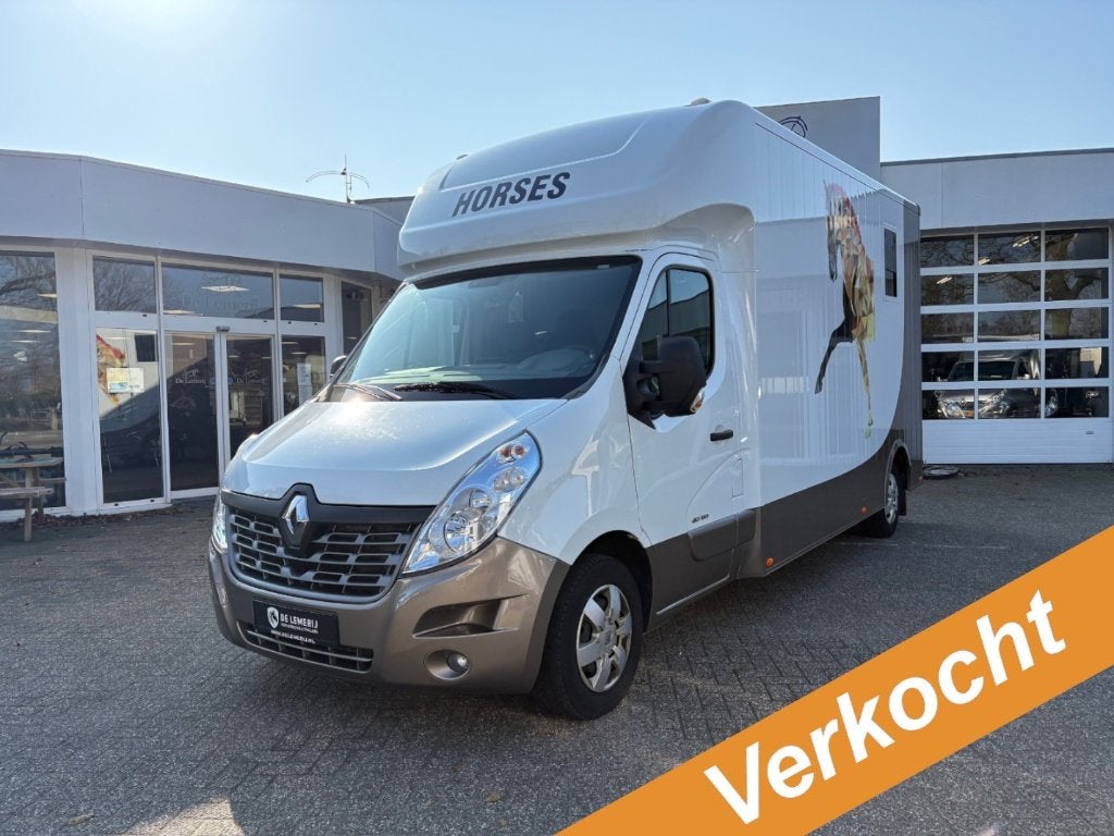 Verkocht: Renault Master Roelofsen Parados Economic Automaat, Ophalen, Gebruikt, Aluminium, 2-paards trailer