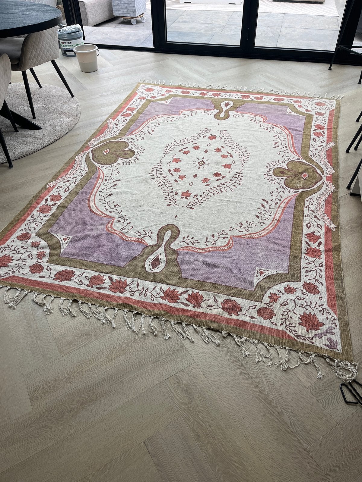 Kleed van Sissy Boy 180 x 250 cm - Zo goed als nieuw, Huis en Inrichting, Stoffering | Tapijten en Kleden, Ophalen, Wit, 150 tot 200 cm