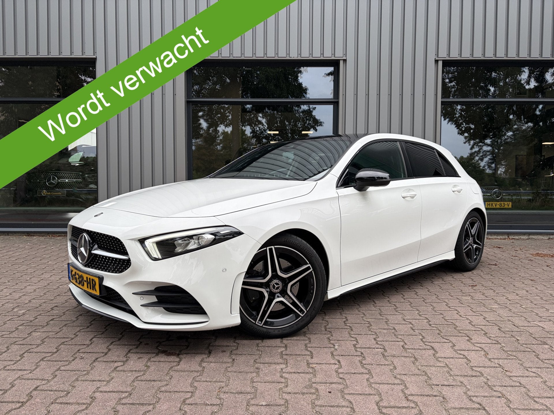 Mercedes-Benz A-Klasse 220 Launch Edition AMG, Trekhaak, Par, 12 maanden, Stof, Gebruikt, Wit