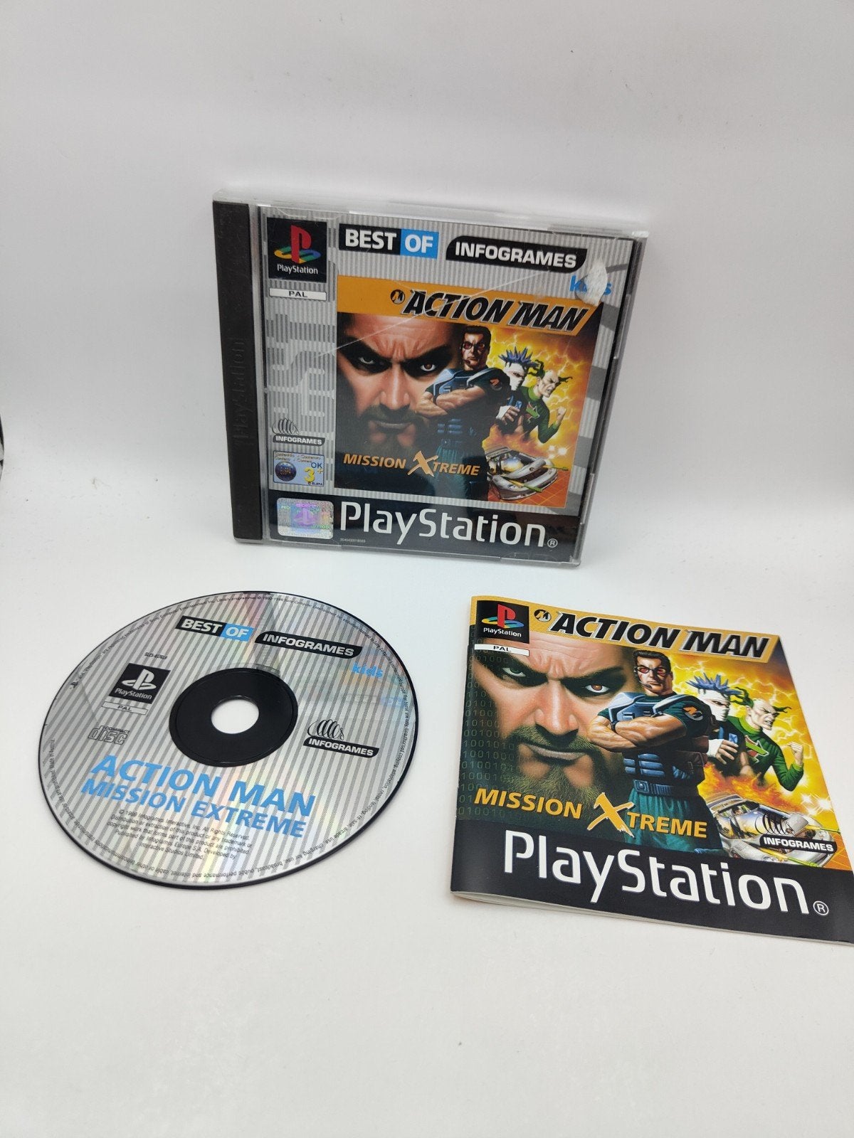 Action Man: Mission Xtreme Ps1, Spelcomputers en Games, Avontuur en Actie, Gebruikt, 1 speler, Ophalen of Verzenden