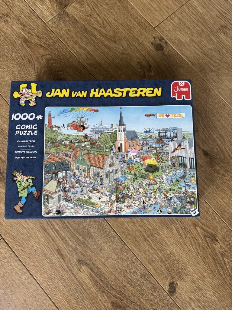 Te koop Jan van Haasteren puzzel, Ophalen of Verzenden, 500 t/m 1500 stukjes, Zo goed als nieuw, Legpuzzel