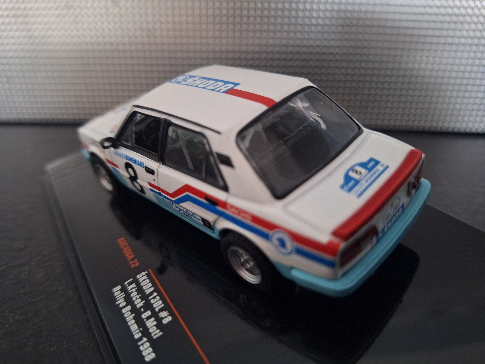 Skoda 130L #8 Rally 8 Bohemia 1988 Schaal 1:43, Overige merken, IXO, IXO, Nieuw