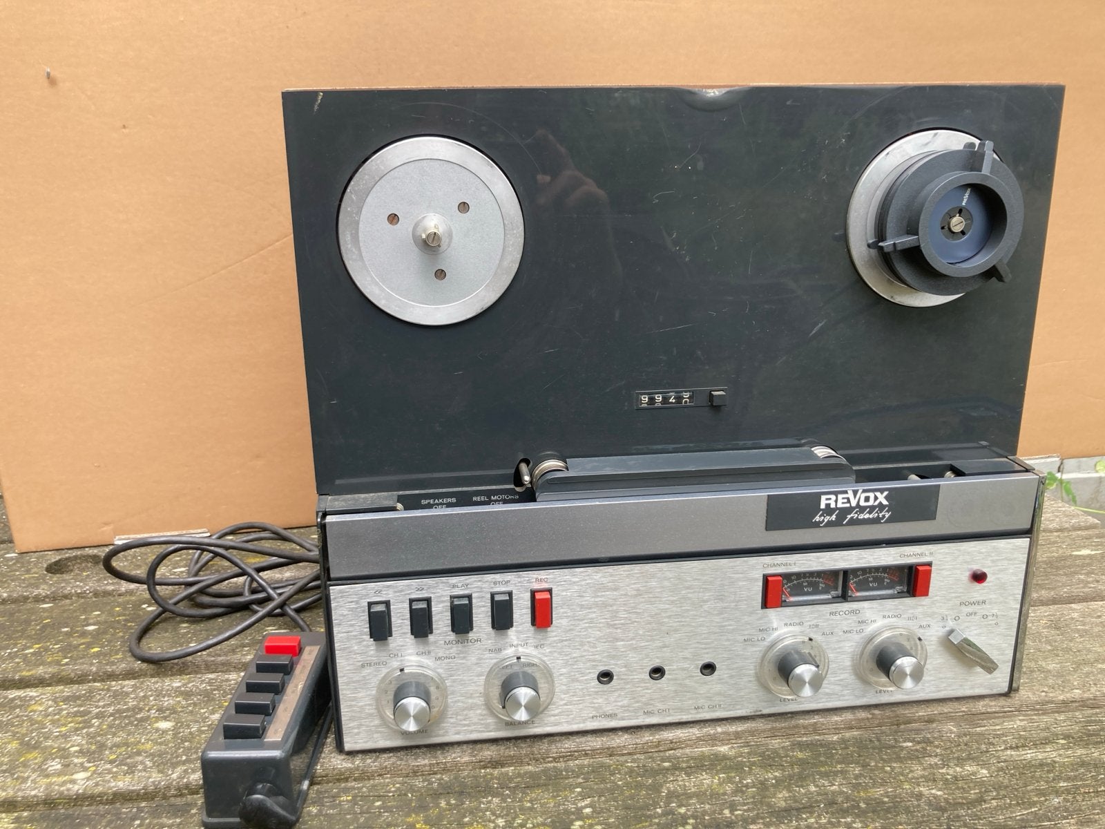 Revox A77 Bandrecorder met afstandsbediening, Audio, Tv en Foto, Bandrecorders, Ophalen of Verzenden, Bandrecorder