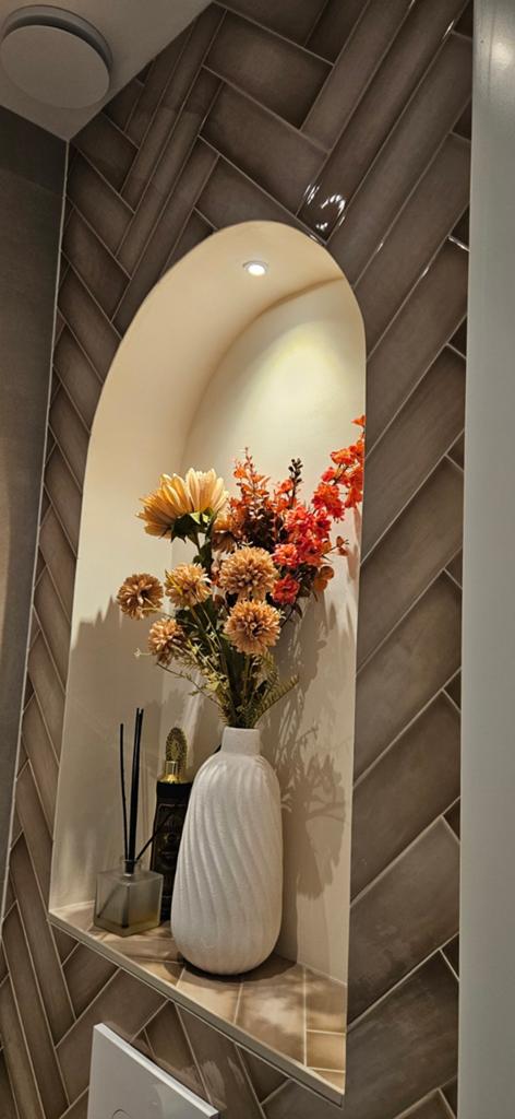 Nieuwe Borriana Beige wandtegels 7,5x30 cm (22 stuks), Nieuw, 20 tot 40 cm, Minder dan 5 m², Wandtegels