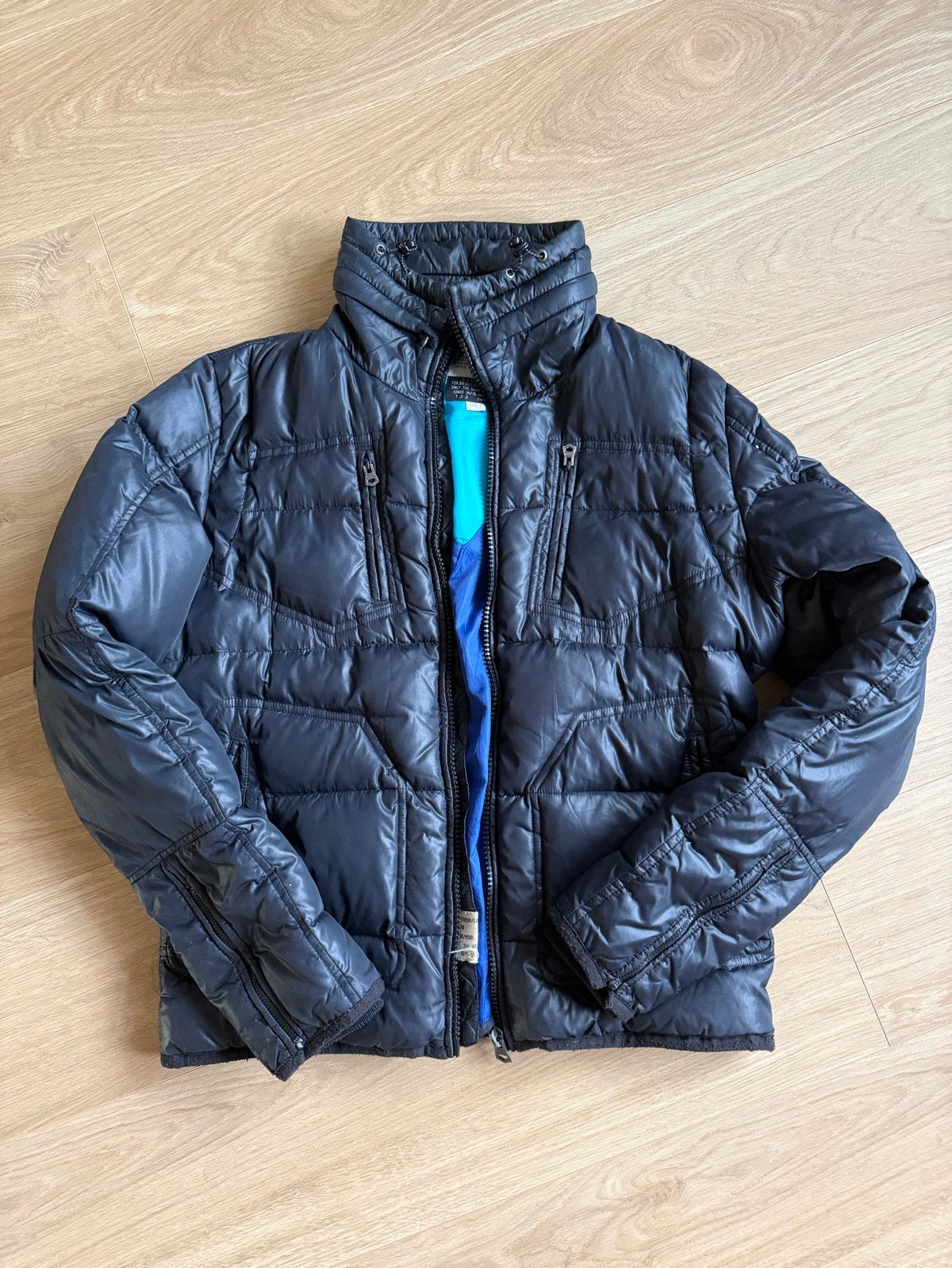 Diesel donsjas maat L - Heerlijk warm voor de winter, Ophalen of Verzenden, Gedragen, Maat 52/54 (L), Zwart