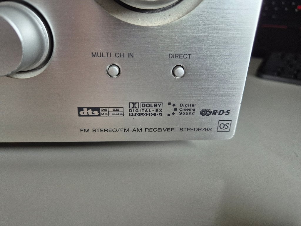 Sony STR-DB798 Receiver en DVP-NS30 DVD-speler, Ophalen, Gebruikt, 60 tot 120 watt, Sony