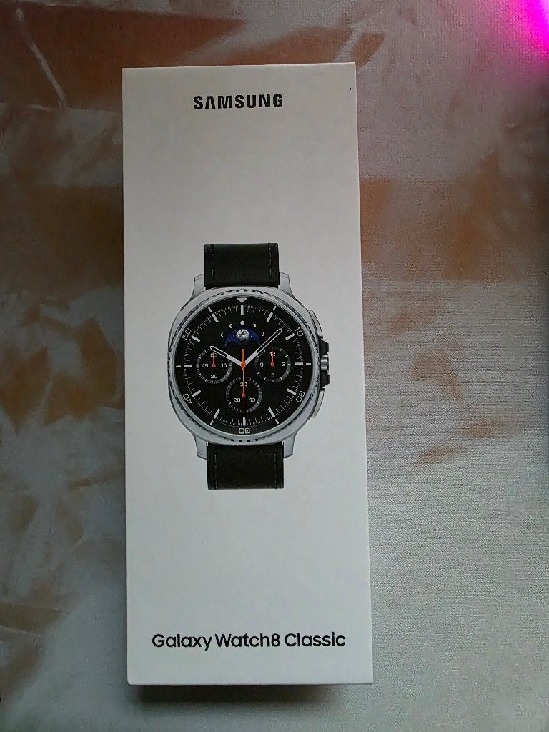 Galaxy Watch8 Classic (46mm, LTE) SM-L505F Zwart, Sieraden, Tassen en Uiterlijk, Smartwatches, Ophalen, Nieuw, Zwart, Android