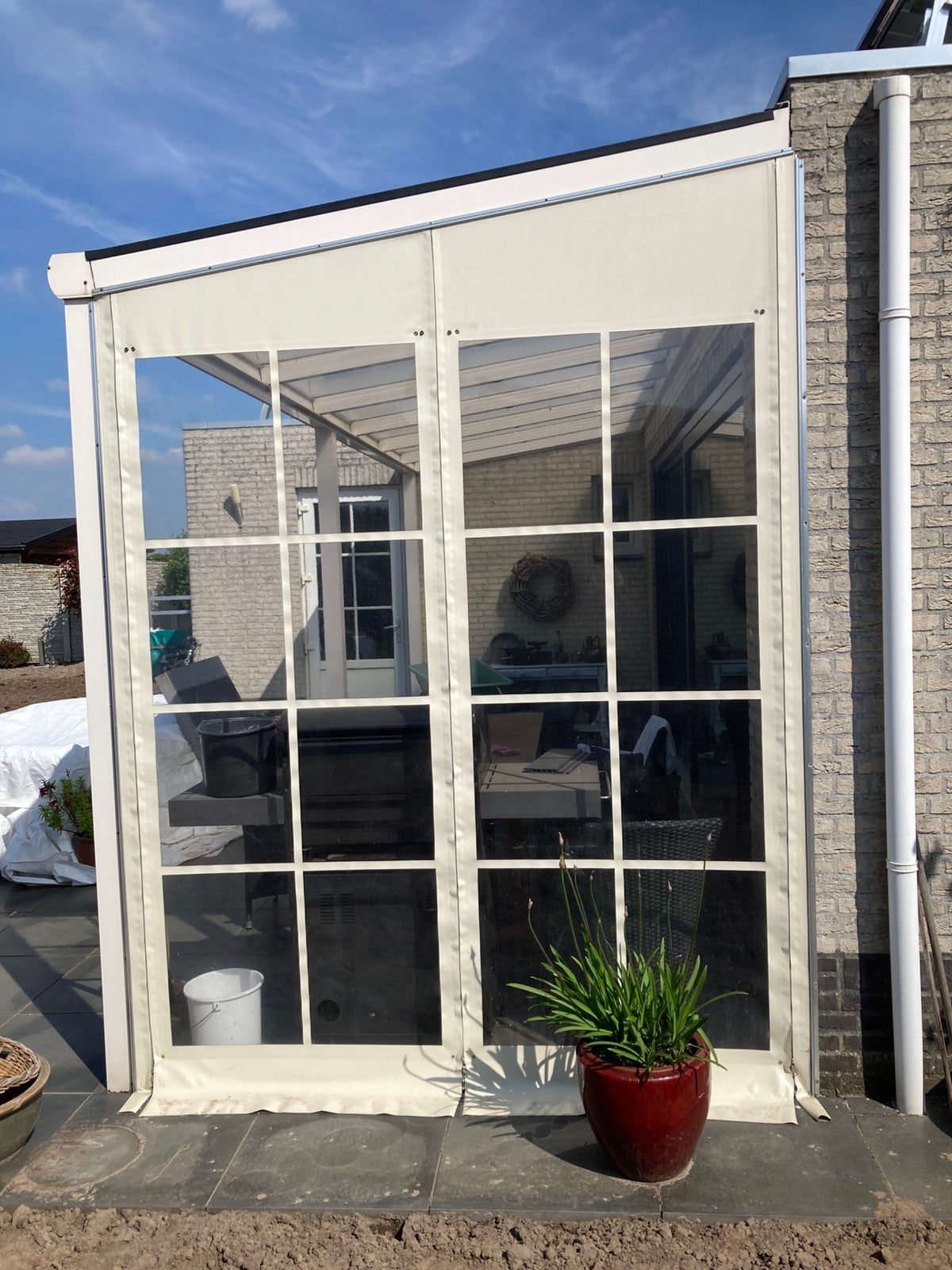Verandadoek, Doe-het-zelf en Verbouw, Kozijnen en Schuifpuien, Overige materialen, Gebruikt, Overige typen, Ophalen of Verzenden