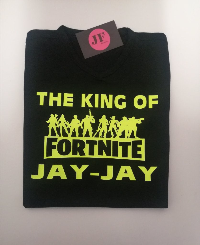 Fortnite t-shirts met je eigen naam in maat 128, Ophalen of Verzenden, Nieuw, Jongen of Meisje, Shirt of Longsleeve