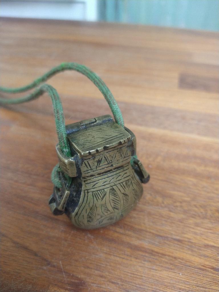 Ottomaanse kruitfles / kruithoorn / container voor kogeltjes, Ophalen of Verzenden