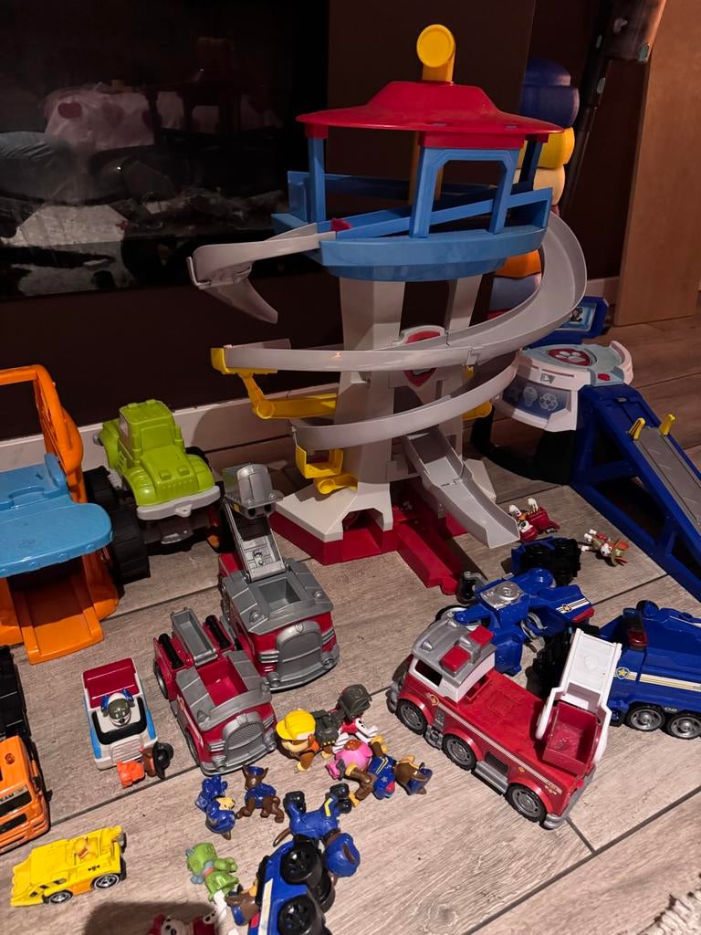 Grote verzameling Toet Toet, Zoef Zoef en Paw Patrol, Ophalen, Gebruikt, Jongen of Meisje