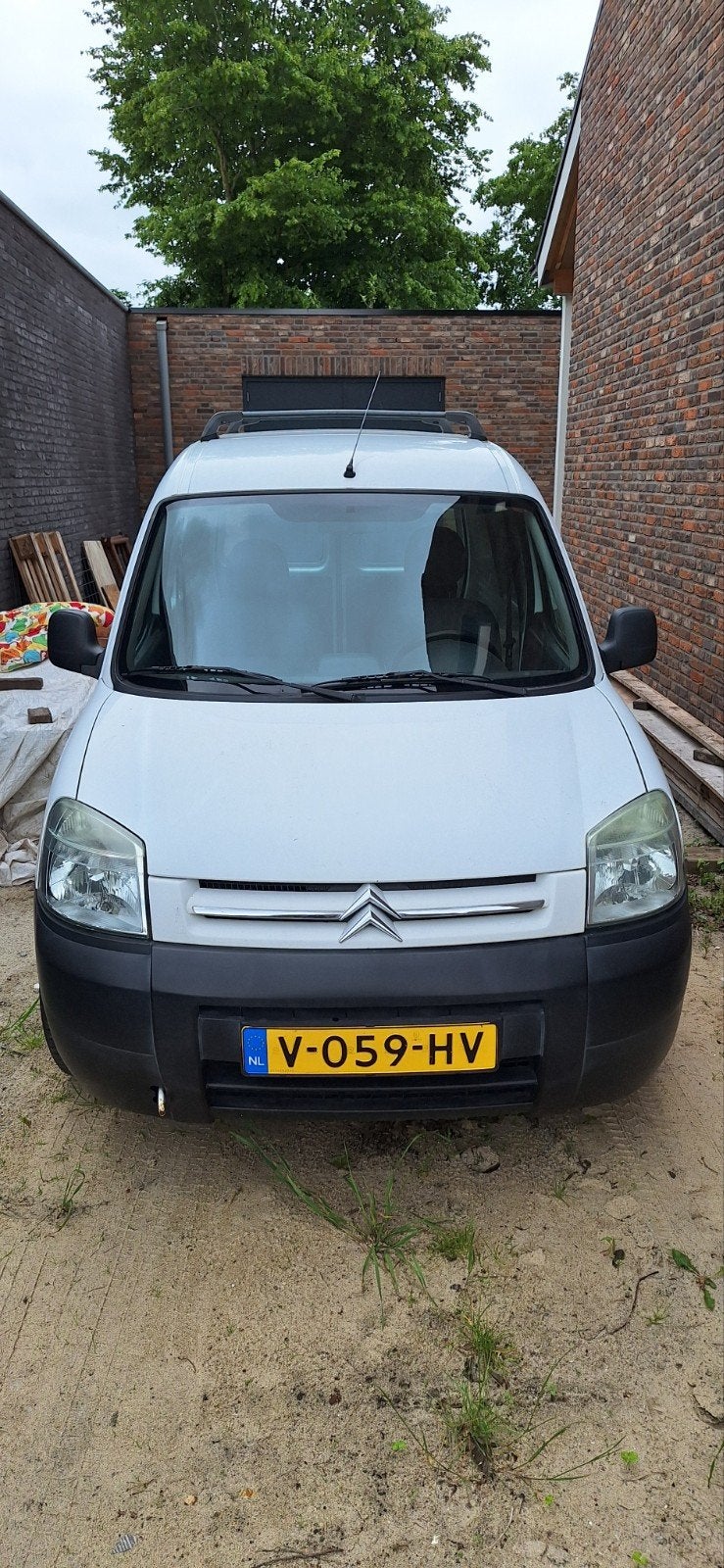 Citroën Berlingo 2005, Auto's, Bestelauto's, Particulier, Citroën, Benzine, Handgeschakeld, Geïmporteerd, Grijs, Leder en Stof