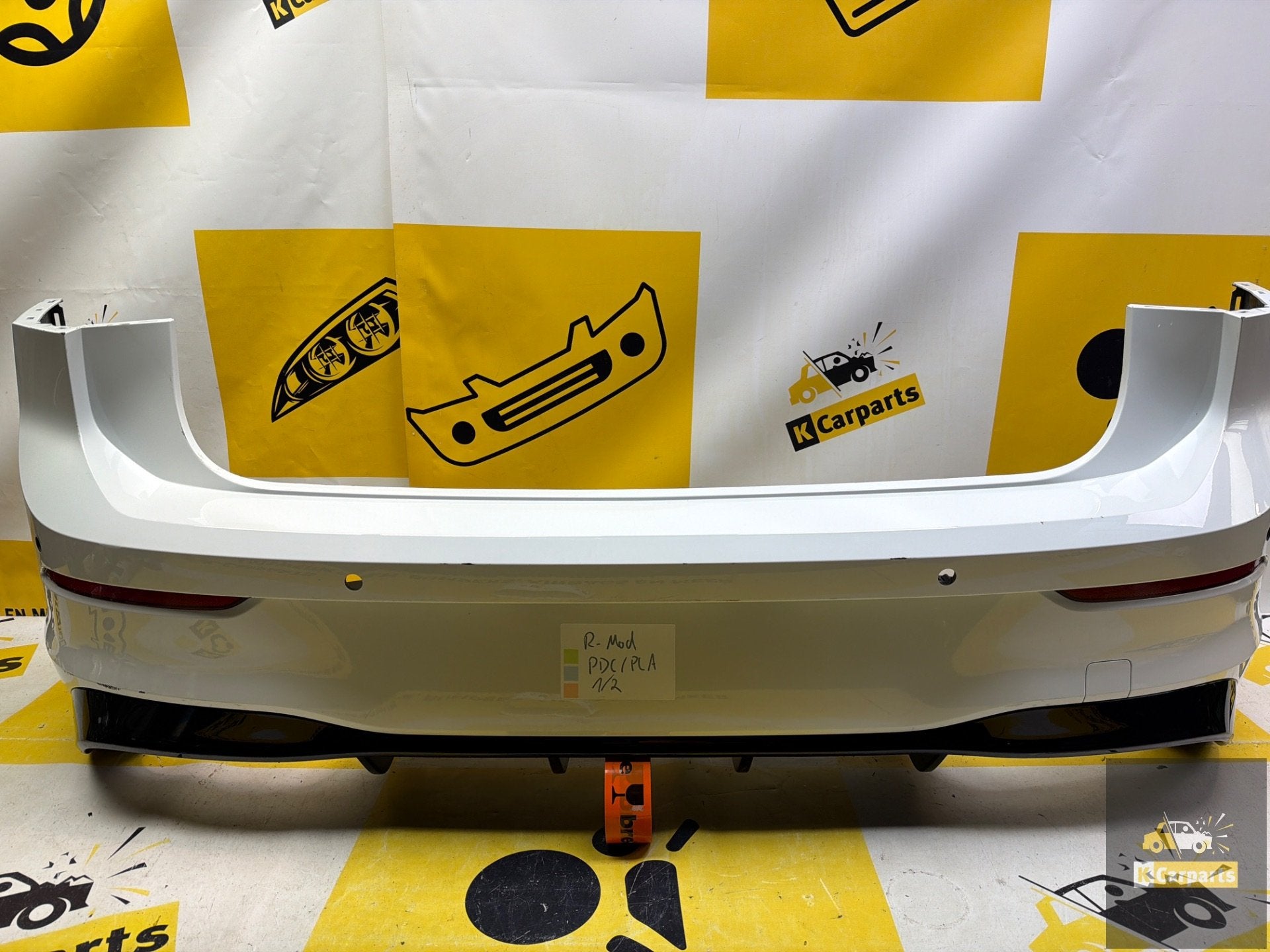 VW Golf 8 R VIII R R20 6XPDC Bumper 5H6807421E Achterbumper, Auto-onderdelen, Gebruikt, Volkswagen, Volkswagen AG, Achter