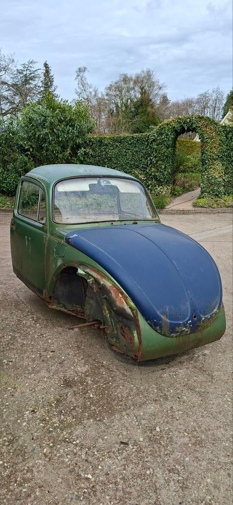 Halve VW kever voor decoratie of barbeque., Auto-onderdelen, Carrosserie en Plaatwerk, Ophalen, Voor, Volkswagen