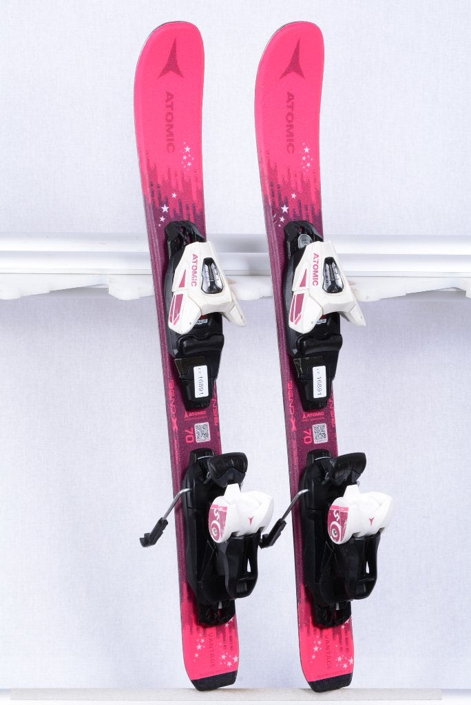 80 90 kinder ski's ATOMIC VANTAGE GIRL, pink, Gebruikt, Verzenden, Carve, Atomic